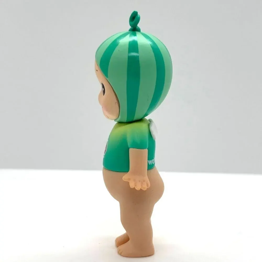New Unbranded Kewpie/Angel Collectible Mini Figure, Watermelon Juice, Open Box